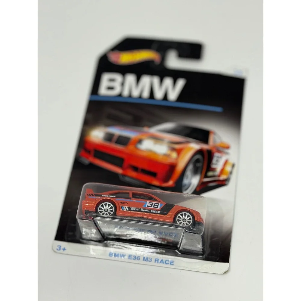 Hot Wheels BMW E36 M3 Race Orange 2015 BMW Series 3/8 Diecast Car Toy DJM82-0910